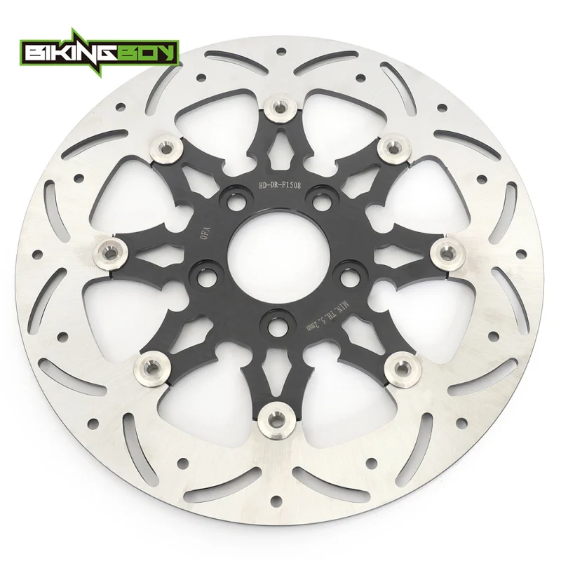 FXD Super Glide FXDX FXDXT FXDC 09 10 11 FXDF Fat Bob 08-17 FXDL Low Rider FXDLi FXLRS 18 19 20 21 22 23 Rear Brake Disc Rotor