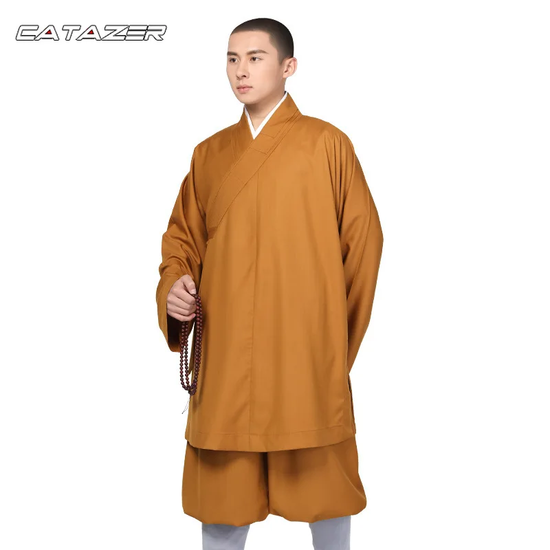 

Muslim Fashion Arhat Gown Suit Monk Clothes Monk Clothes Arhat Shirt Monk Clothes Men and Women Monk Clothes Muslim Fashion