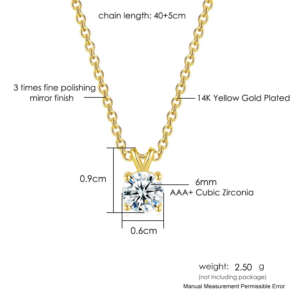 Runde Kristall-Anhänger-Halskette für Damen, Modische Hochzeits-Schlüsselbeinkette, Hochzeitsschmuck-Accessoires, Geschenk, Dropshipping N462 – Detail 1