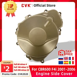 CVK Engine Cover Motor Stator Cover CrankCase Side Cover Shell For HONDA CBR600 CBR 600 F4 F4i 2001 2002 2003 2004 2005 2006