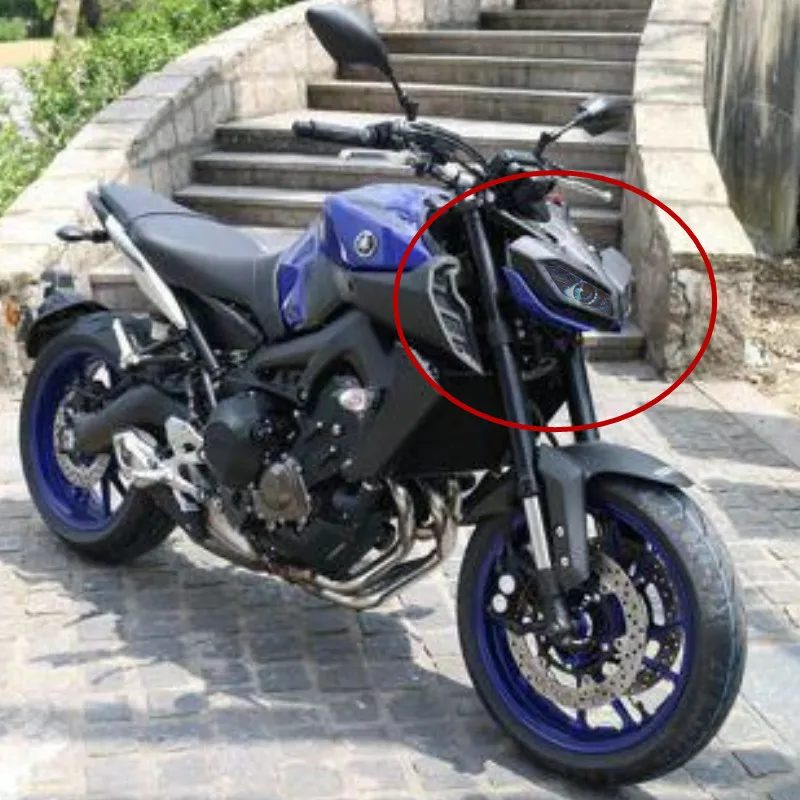 Motocicleta farol proteção adesivo, frente carenagem adesivo, guarda para Yamaha MT15, MT-15 2019, acessórios da motocicleta