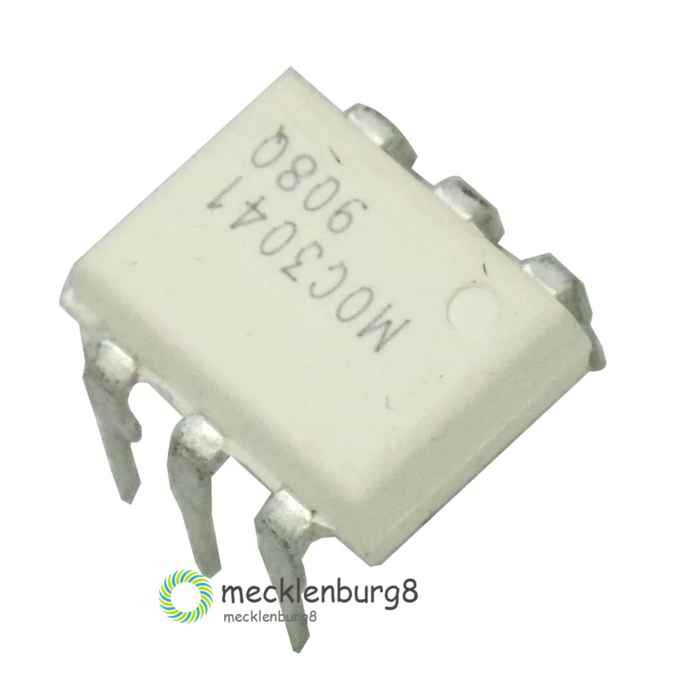 5PCS  OPTOCOUPLE​R FAIRCHILD/​MOTOROLA/Q​TC DIP-6 MOC3041 MOC3041M MOC3041VM