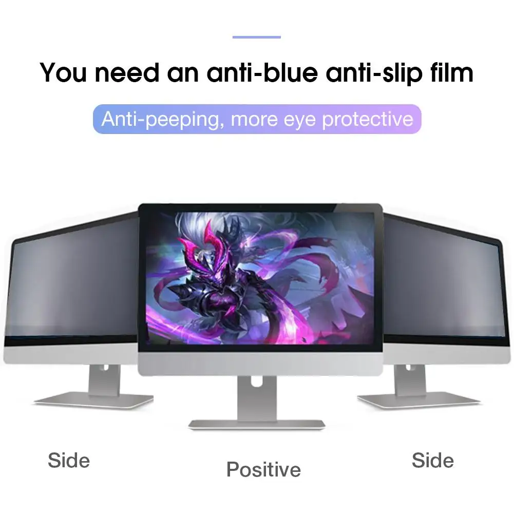 21-24 Inch Computer Monitor Desktop Universal Protective Screen Security Anti-Blue Protection Film Privacy Filter LCD Screen