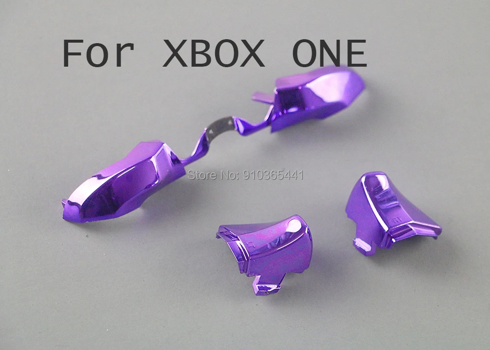 1set Replacement Chrome LB RB Bumpers LT RT Button for Xbox One XBOXONE Elite Controller 4 in1 LB RB LT RT Button