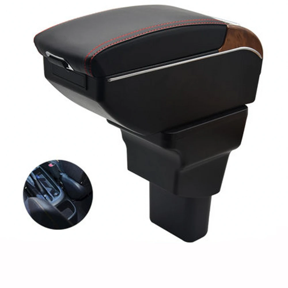 

Arm Elbow Rest For Hyundai I10 HB20 Armrest Box Center Console Central Store Content with Cup Holder USB Interface