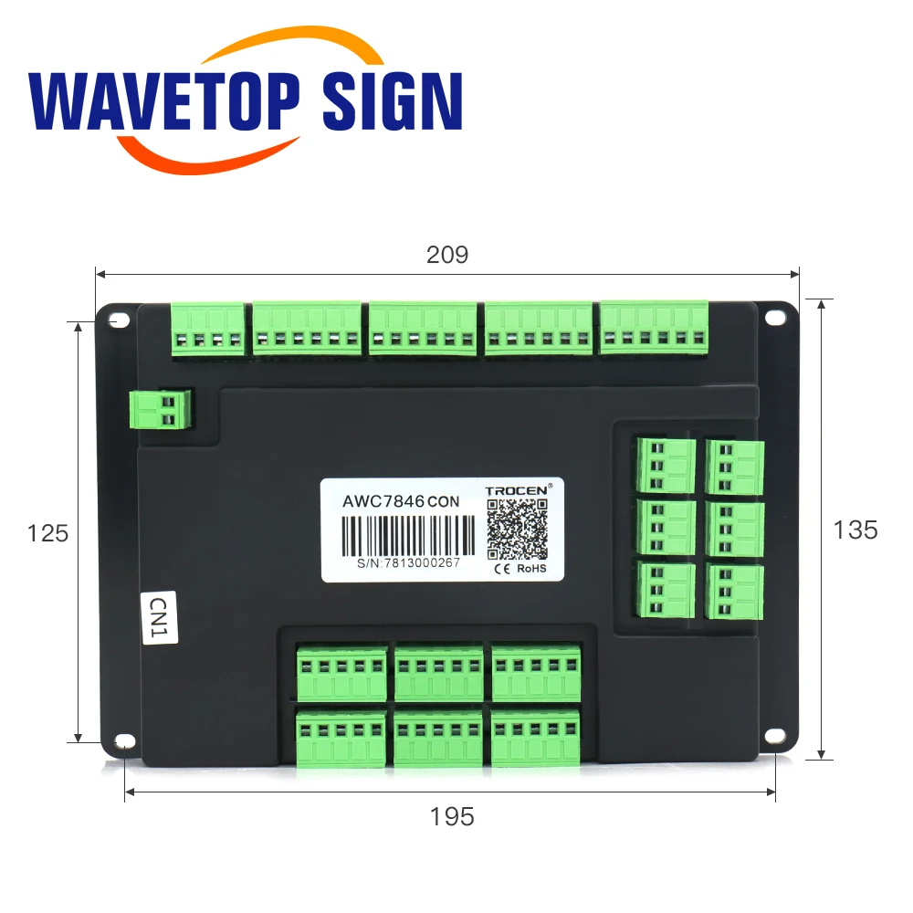 Imagem -04 - Trocen Awc7846 Substituir Awc708c Mais Ccd Co2 Laser Controlador Sistema para Gravação a Laser e Máquina de Corte Substituir Awc608c