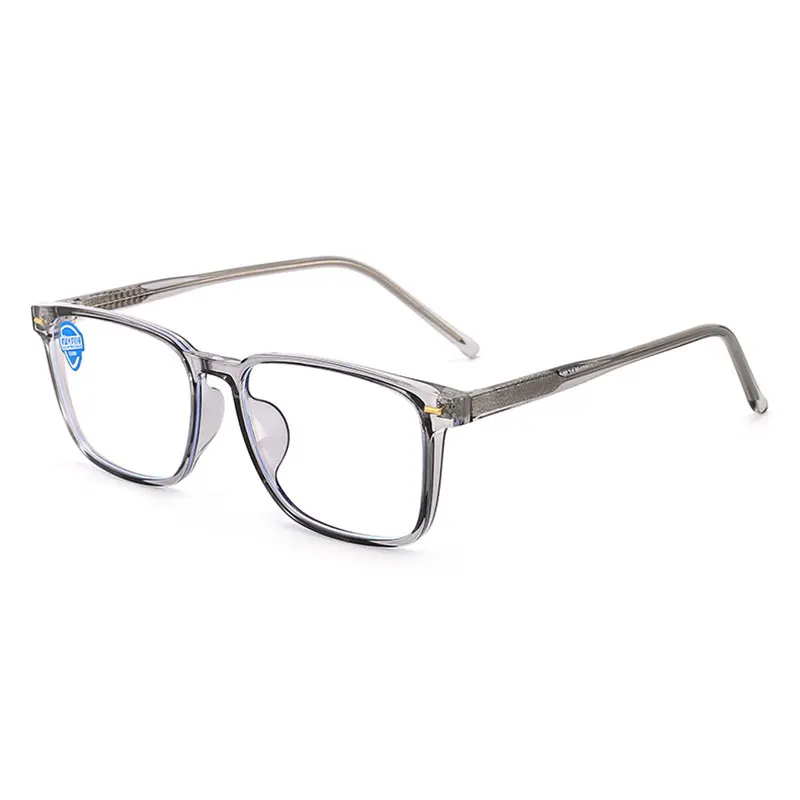 New Arrival Simple Art Plastic Glasses Frame Full Rim Anti-Blue Ray Spectacles with Spring Hinges Nearsighted Eyewear Unisex