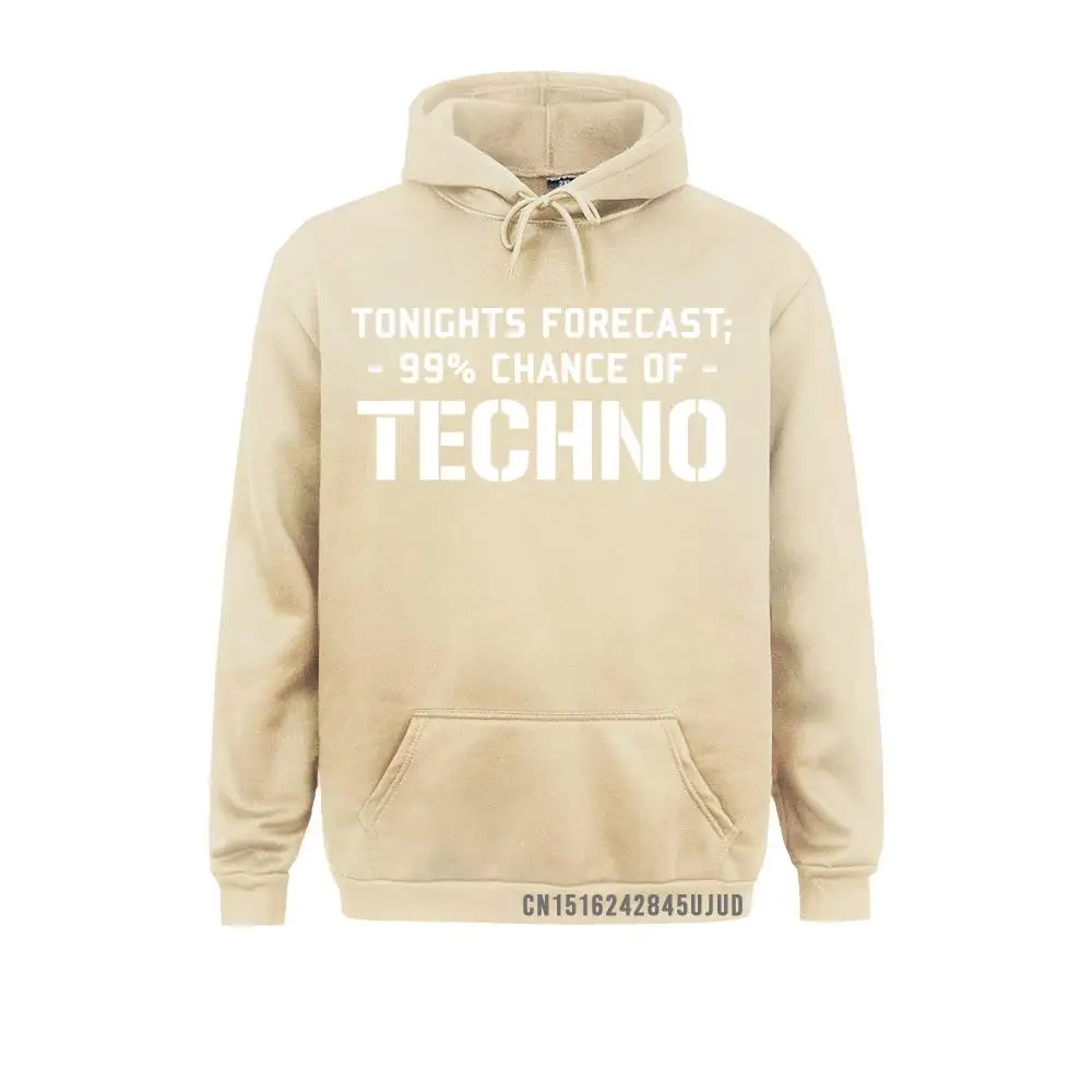 Detroit Techno Slogan Printed Mens Hoodie Forecast Club Dance Music Festival Sweats Homme Costume Long Sleeve Sweatshirt