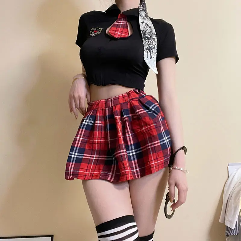 Japanese Korean Version of School Girl Student Cos JK Uniform Cosplay Costumes Sexy Lingerie Cute Pleated Skirt Sex Play Costume