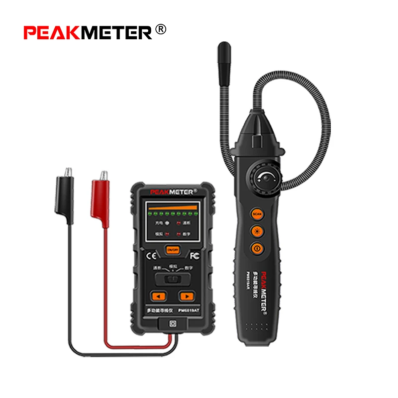 Peakmeter official PM6819A Многофункциональный проводной трекер 2 м глубина обнаружения 1000 м цифровой поиск расстояния линии обнаружения