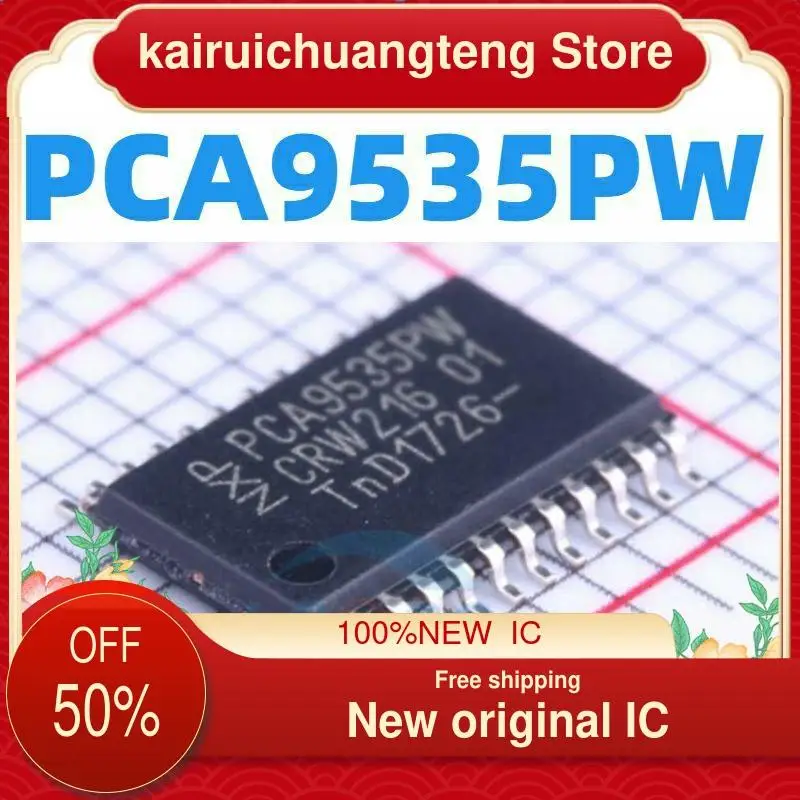 5PCS PCA9535 PCA9535PW PCA9535PWR TSSOP-24  New original IC