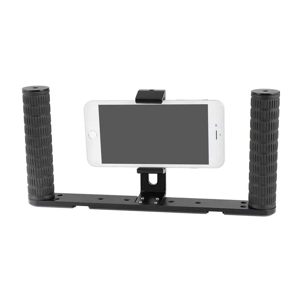 HDRiG uniwersalny stop aluminium SmartPhone klatka zestaw wideo ściskacz Filmmaking Cas do fotografowania dla wideo Vlog Live Stream