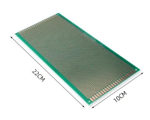 Single Side Prototype PCB Universal test board circuit Peg Board 5x7 6x8 7x9 9x15 10x15 10x22 12x18 13x25 15x20 18x30 30x40 5*7