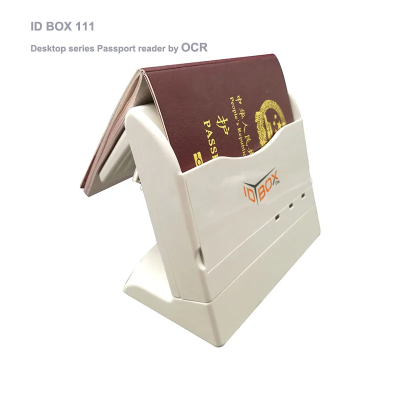 ID BOX 111 - Desktop series Passport scanner by OCR MRZ for Contactless ID card & passport