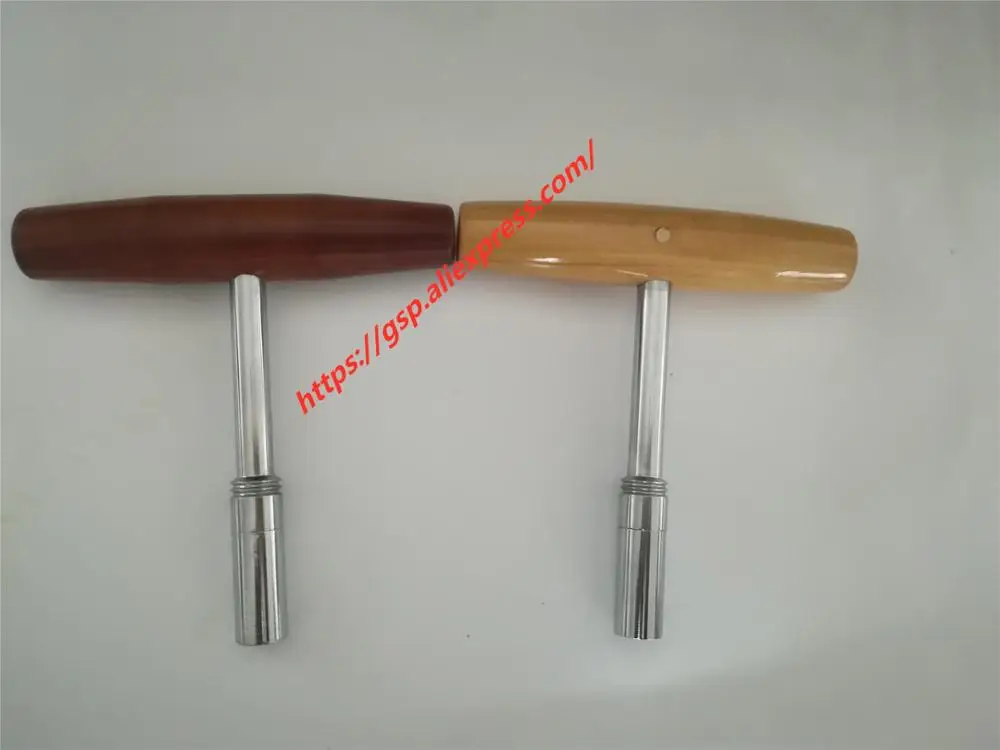 

Piano tuning tools accessories, string - shaft wrench T - wrench, red wood handle, white wood handle