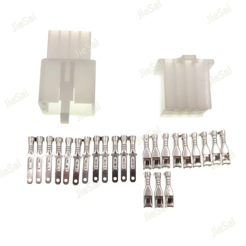 12 Pin Female Male Wiring Harness Automotive Connector With Terminals For Auto Motorcycle