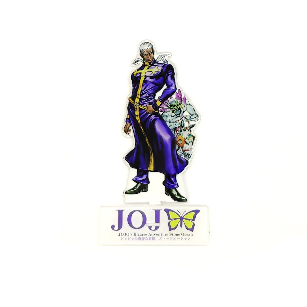 Jo no Bizarre Adventure Stone Ocean Jolyne Kujo Enrico Pucci acrylic stand figure model plate holder cake topper anime image 5