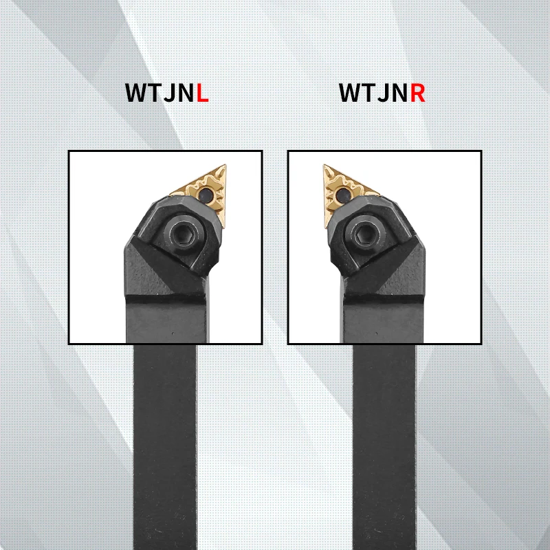 1pc WTJNR1616H16 WTJNR2020K16 WTJNR3232P16 External Triangul Turning Tool Holder TNMG16 Carbide Inserts Lathe Cutting Tools Set