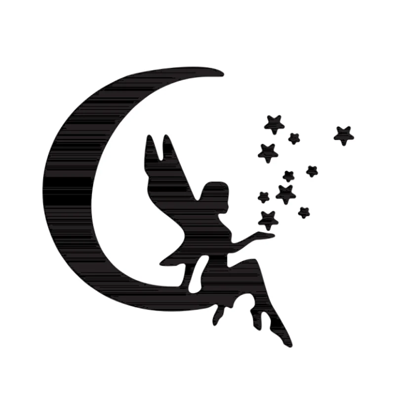 Little Dancing Moon Flower Fairy Metal Cutting Dies DIY Card Photo Album Making Scrapbooking Crafts Stencil New Die Cuts 2021