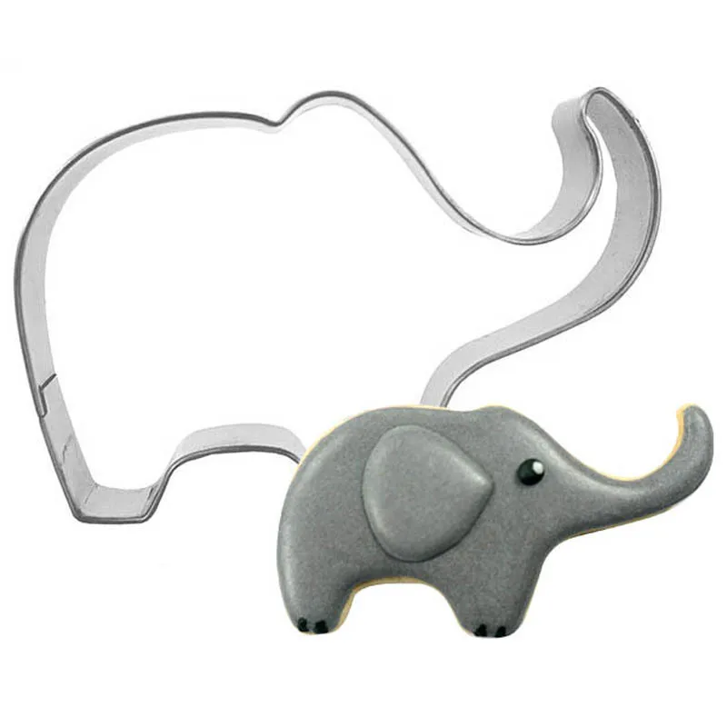 

DIY Little Elephant Animal Cookies Cake Cutter Biscuit Pasty Cutter Forms for Cookies DH020