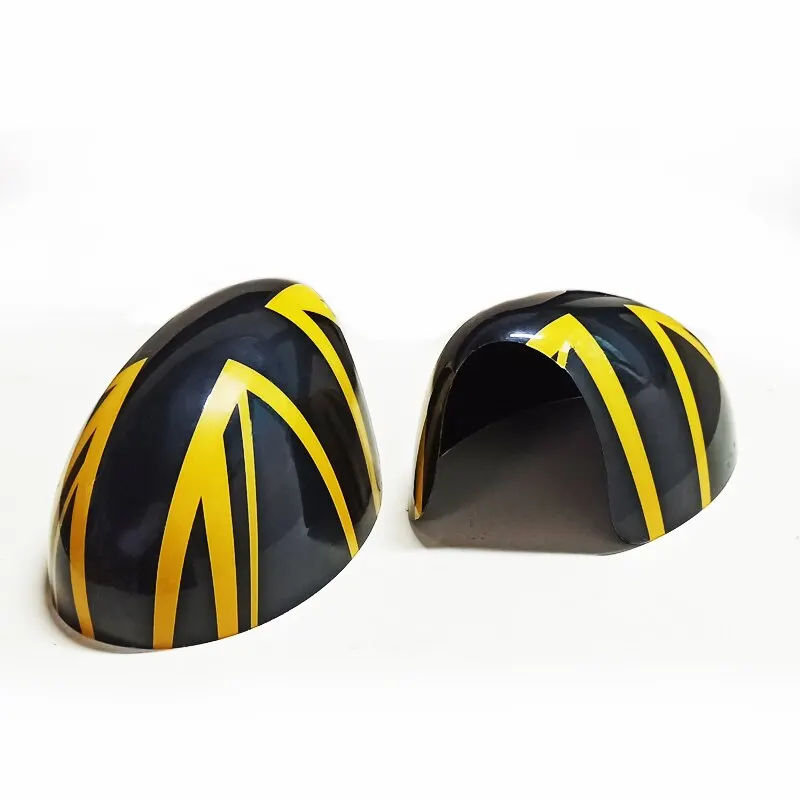 For MINI Cooper R50 R52 R53 Lefthand Drive Side Mirror Cover Caps Protective Shell 2pcs Plastic