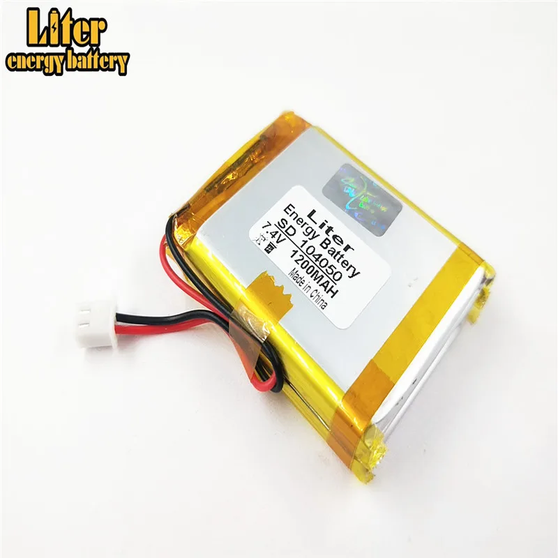 7.4V 1200mAh 104050 XH2.54 Polymer Li-ion battery for DVD TV Digital Satellite Finder Meter WS-6933 WS-6923 lithium ion battery