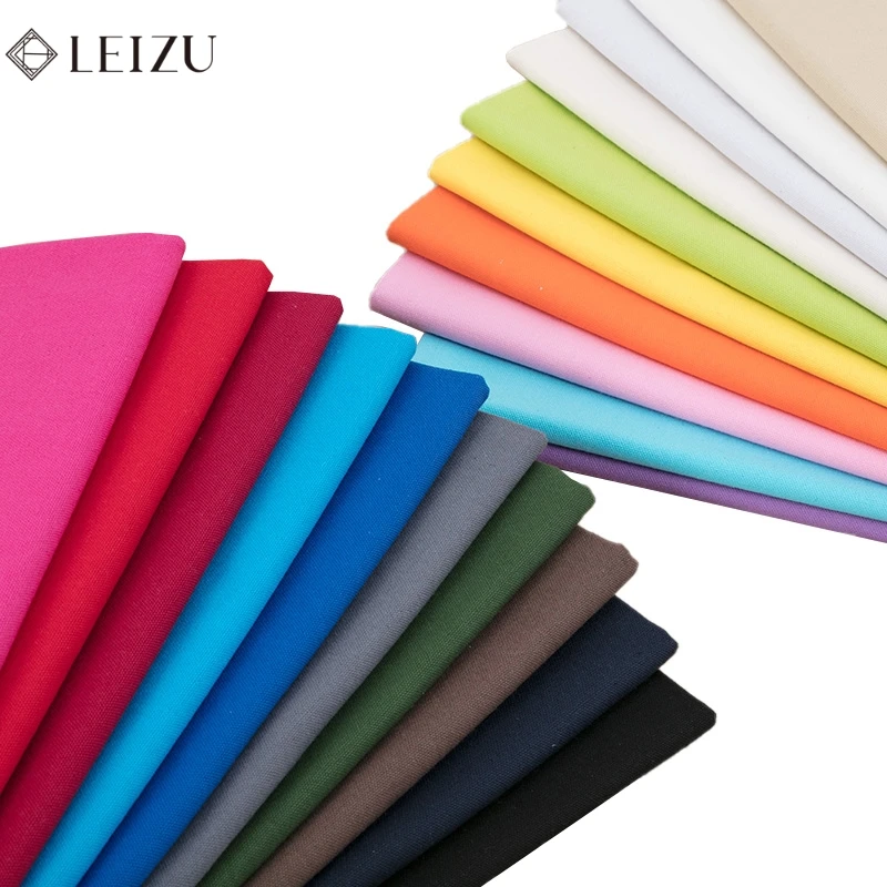 

0.5/1/2M 100% Cotton Canvas Fabric Pure Colorful for Decorate Sofas,Tablecloth DIY Sewinng Curtains,Pillows Case Material TJ0309