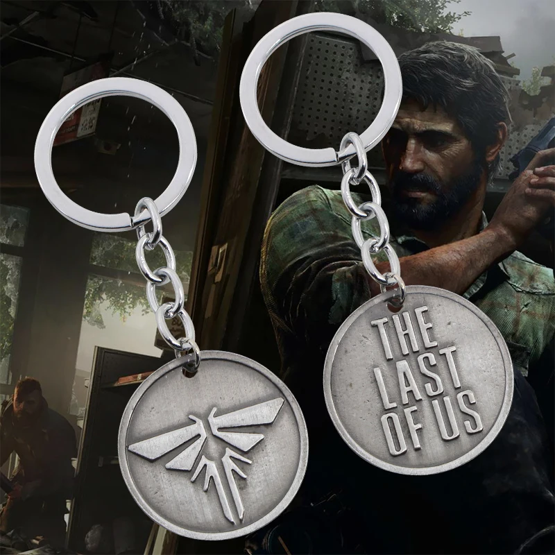 The Last Of Us 2. Brelok do kluczy Firefly Logo List Dogtag Joel Ellie Vintage Retro Antique Pewter Brelok do kluczy Breloczek do kluczy Hurtownia