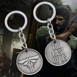 The Last Of Us 2-sleutelhanger Firefly-logo Letter Dogtag Joel Ellie Vintage Retro antieke tinnen sleutelhanger sleutelhanger ring groothandel