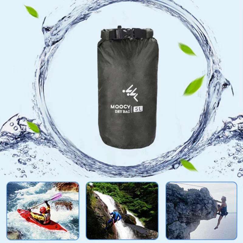 5L/20L/50L Outdoor Waterproof Drifting Bag Canoe Kayaking Rafting Boating Swimming Dry Organizer Beach Fishing Storage Bag