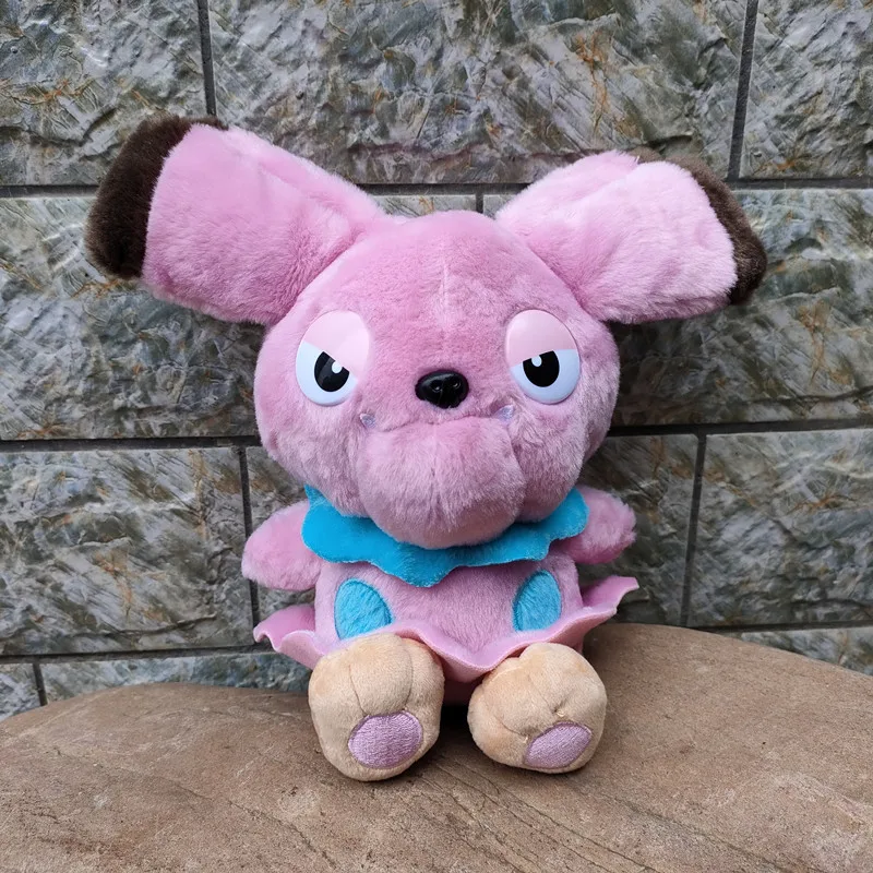 Original TKAKRK TOMY Pokemon Snubbull Plush Toy Soft Stuffed Dolls 24cm Kawaii Kid Gift