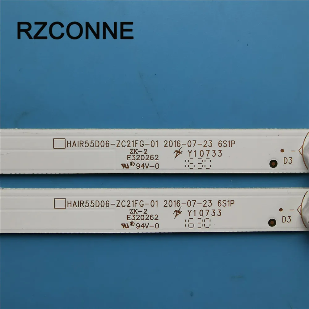 Tiras de lámpara de retroiluminación LED de 595 mm 6 lámparas para HAIR55D06-ZC21FG-01