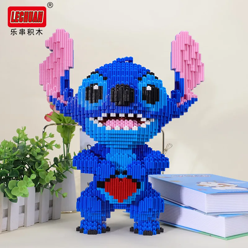 5217pcs+ Magic Blocks Heart Stitch Figure Model Mini Assembled Angel Connection Mirco Bricks Toys for Christmas