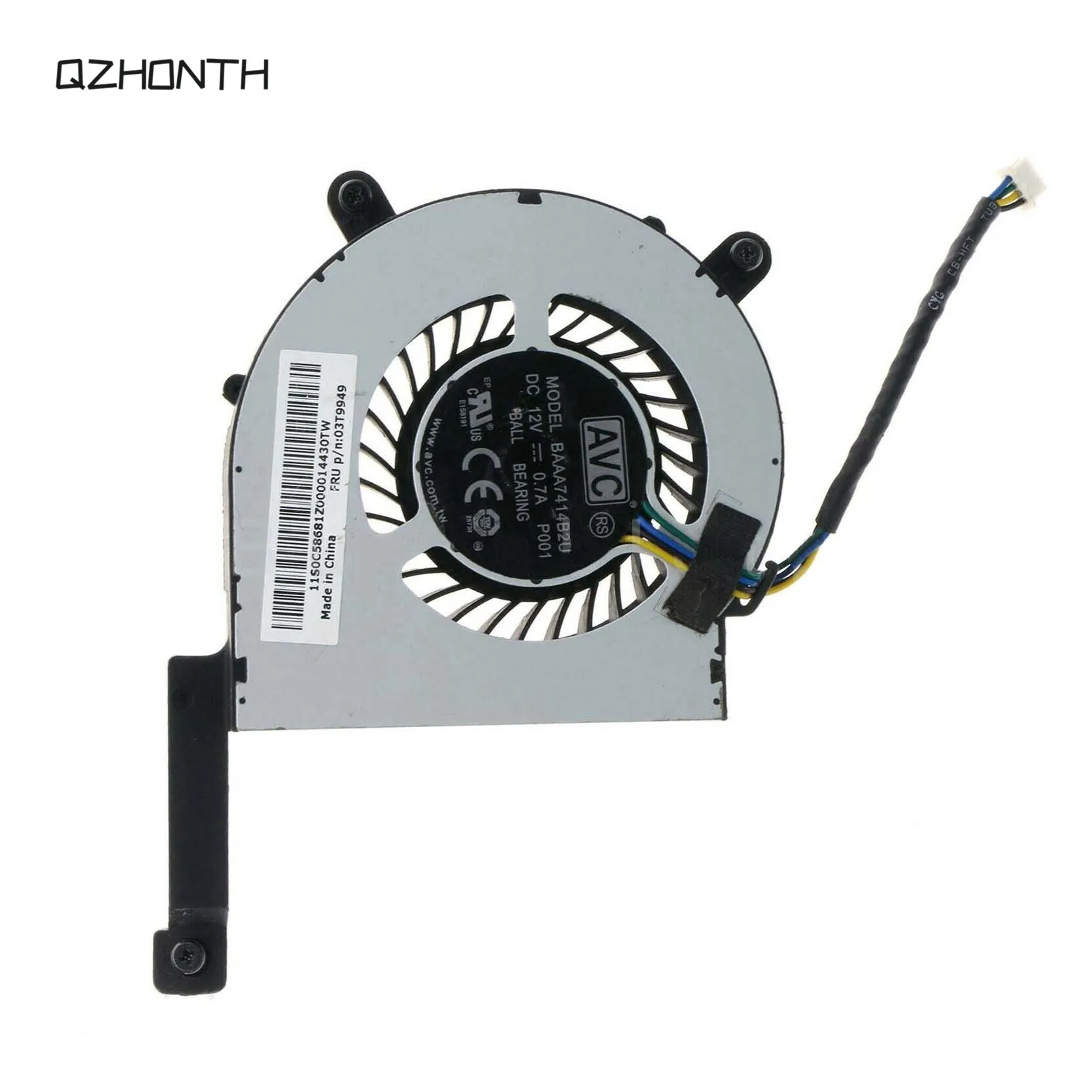 Ventilateur de refroidissement CPU, pour ordinateur portable Lenovo ThinkCentre M73 M83 M93 M93p 03T9949