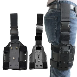 Tactical Drop Leg Platform for GL 17 19 Colt 1911 P226 USP Pistol Thigh Holster Paddle Adapter Hunting Gun Accessories