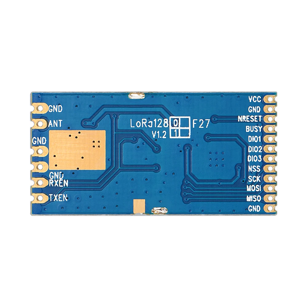 Imagem -03 - Fcc ce Certificado Lora1280f27 500mw Módulo Lora de Longo Alcance 2.4g Chip Sx1280 2.4ghz Transceptor sem Fio rf Peças Lote