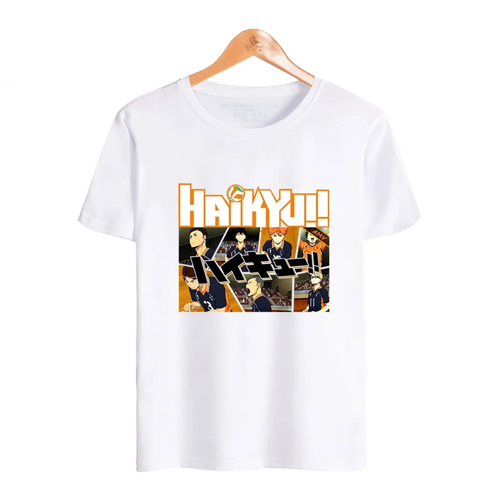 Haikyuu T-shirt Summer T-shirt Cartoon O-neck Fashion Short Sleeve Piece Cartoon Casual Anime Women/men