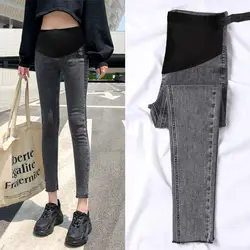 Maternity Jeans For Pregnant Women Pregnancy Soft Cotton Jeans Pants Maternity Clothes For Pregnant Women Nursing Trousers