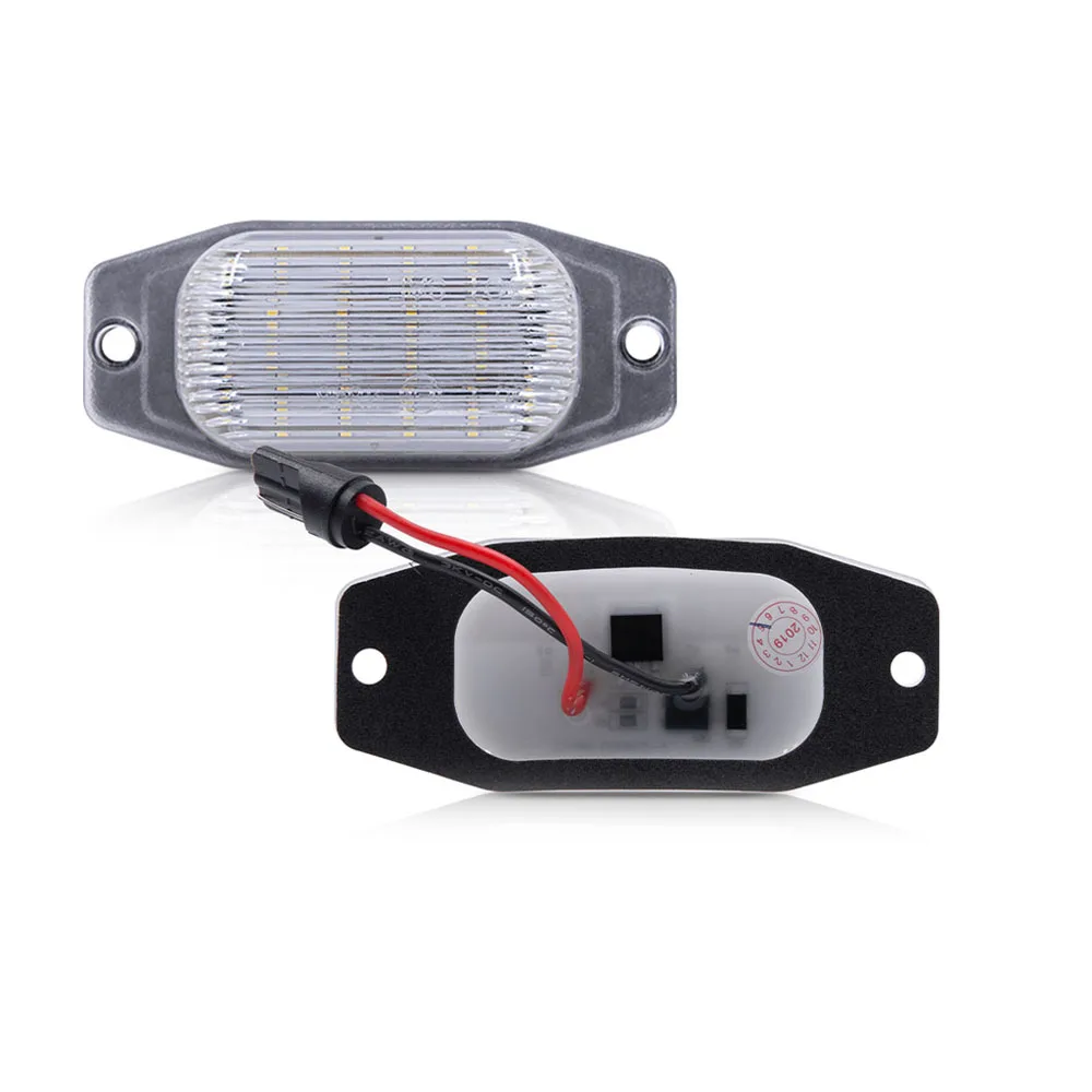 2Pcs LED License Plate Light Number Plate Lamp For Toyota Land Cruiser (FJ80) FJ Cruiser(XJ10,GSJ15) Celica For Lexus LX450