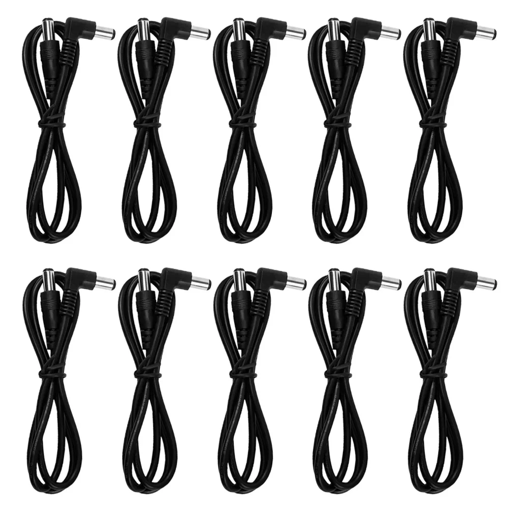 Guitar Effect Pedal Power Cord DC 5.5 x 2.1mm Cables Electric Guitars Accessories