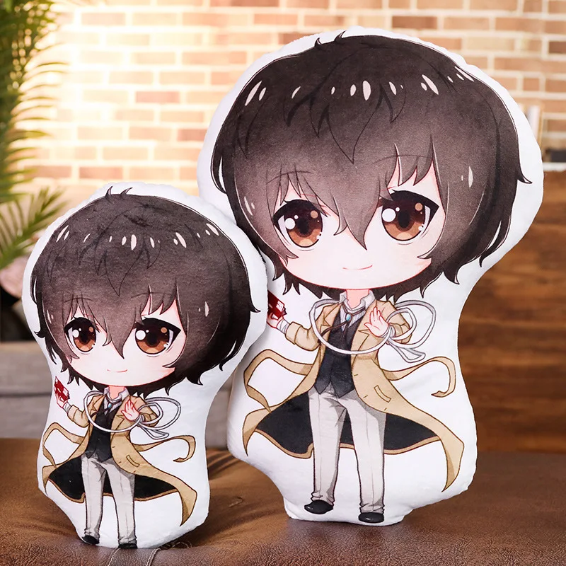 Bungo Stray Dogs Anime Plushies Doll Peripheral Cartoon Manga Nakajima Atsushi Dazai Osamu Pendant Pillow Stuffed Plush Kid Toys