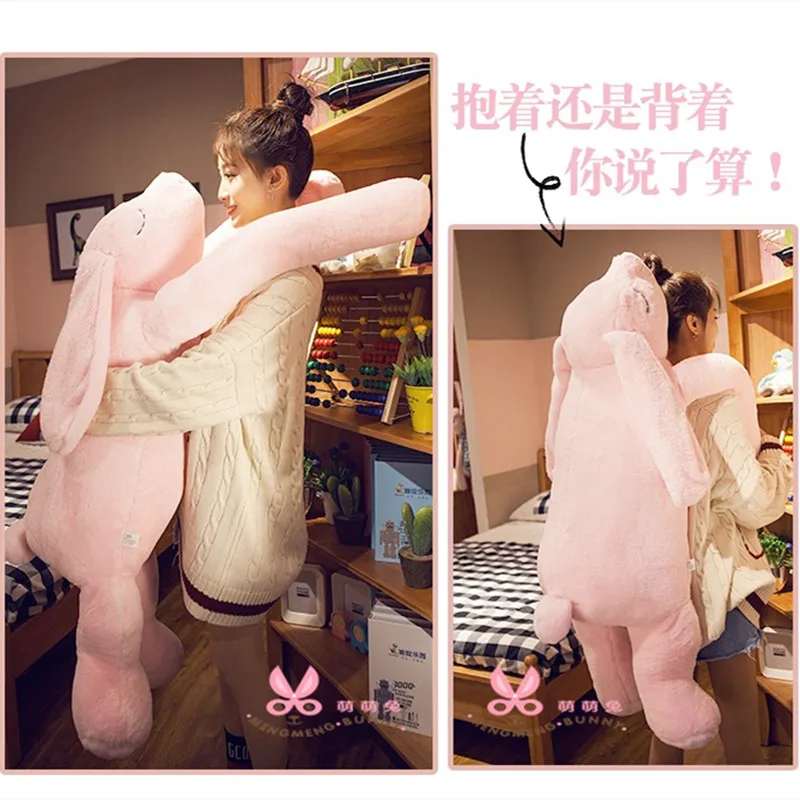 90cm 120cm Soft Plush Rabbit Pillow Toys Kawaii Long Stuffed Animals BunnToy Pillow For Girls Kawaii Room Decor Children's Toy