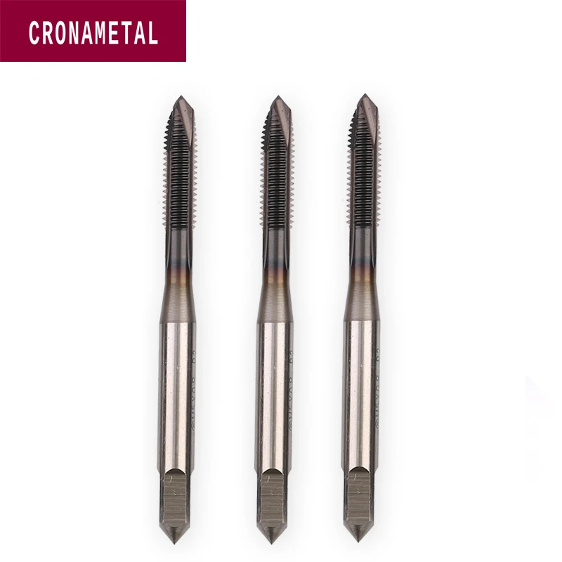 CRONAMETAL HSS machine kranen Spiraal Punt Tap TICN coating draad tap torneira M2 M2.2 M2.3 M2.5 M2.6 M3 M3.5 M4 m4.5 M5 M5.5 M6