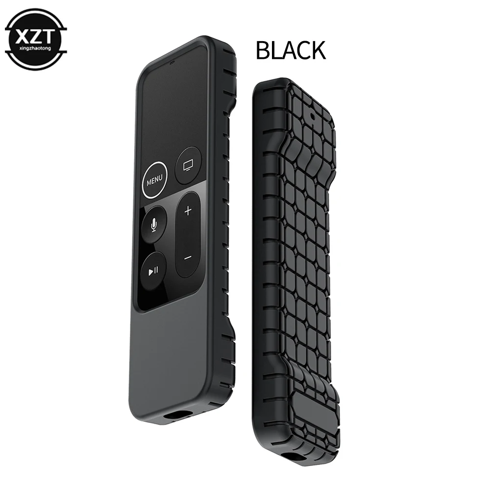 Silicone Shock Proof Protector Soft Remote Control Cover Waterproof Protective Case Rectangle Sleeve for Apple TV 4K Contorller