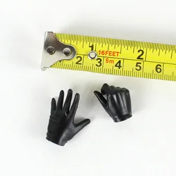 1/6 Scale Women's Black Hand Gloves for 12''Figure Body Accessories DIY