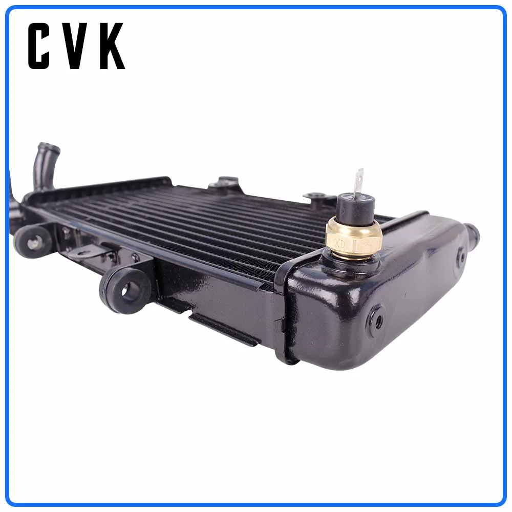 CVK Motorcycle Aluminium black Radiator Cooler Cooling Water Tank for Honda Magna JADE 250 Sapphire Magna250 JADE250 Dragon Dogs