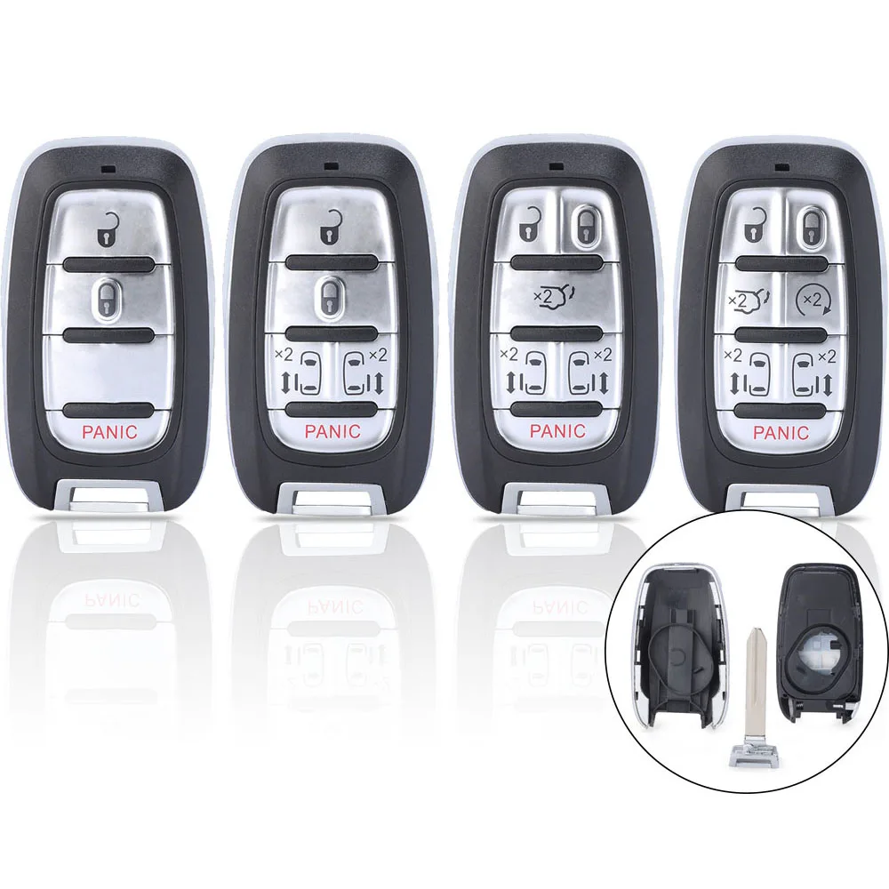 

Keyecu for Chrysler Pacifica 2017 2018 2019 2020 M3N-97395900 68217832AC 68241532AC 68241531AC 68217827AC Remote Key Shell Case