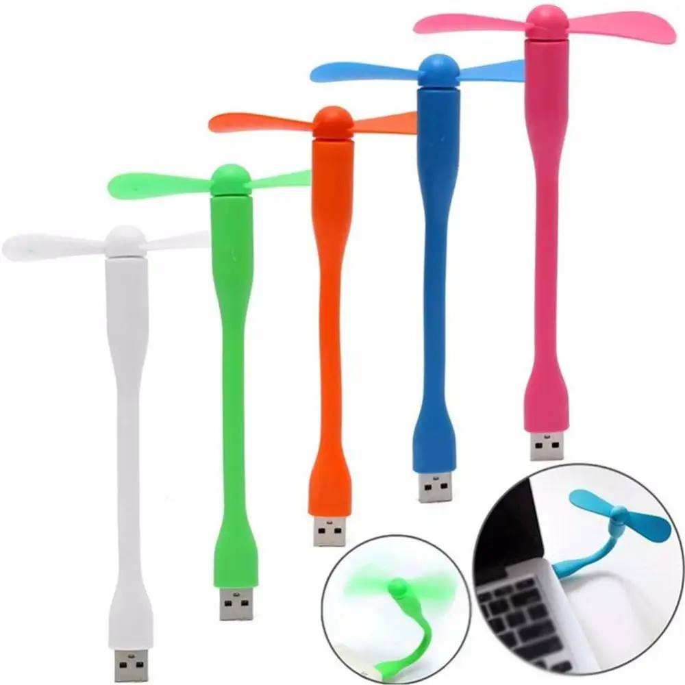 Flexible Mini Usb Fan Portable Detachable Cooling Fan Usb Devices For Laptop Desktop PC Computer Power Bank