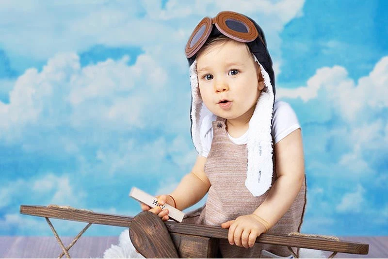 Bãi Biển Phông Nền Mùa Hè Thấy Đám Mây Cho Bé Trẻ Em Chân Dung Phông Nền Mây Trắng Xanh Da Trời Nền Bãi Biển Trang Trí Tiệc