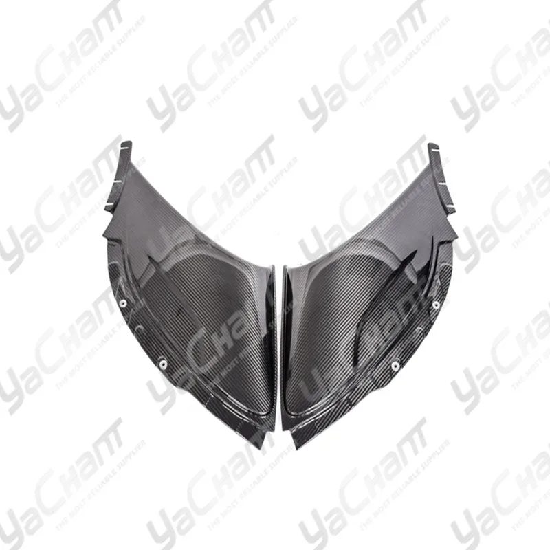 Car Styling Dry Carbon Fiber Side Duct Blade Fit For 2014-2017 650S OEM Style Duct Blade